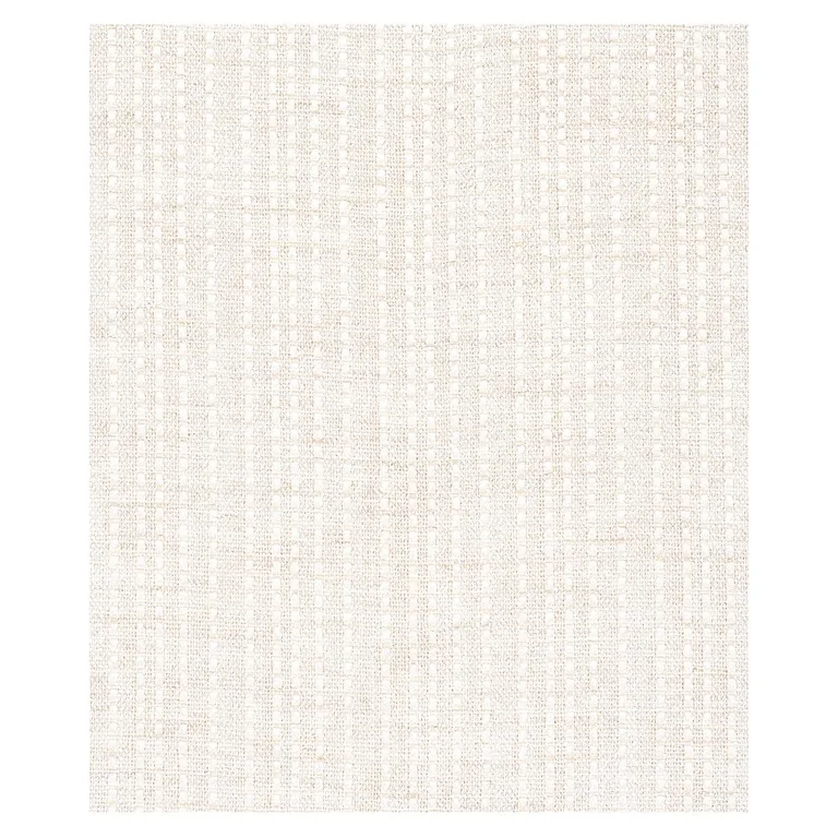 Schumacher 79800 Bohai Stripe Sheer Ivory fabric swatch