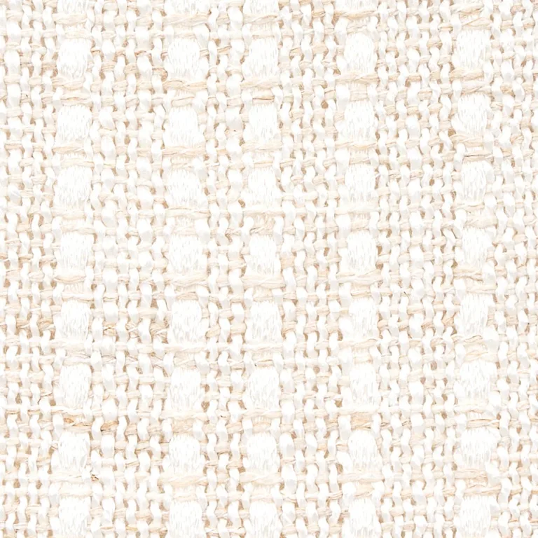 Schumacher 79800 Bohai Stripe Sheer Ivory fabric swatch