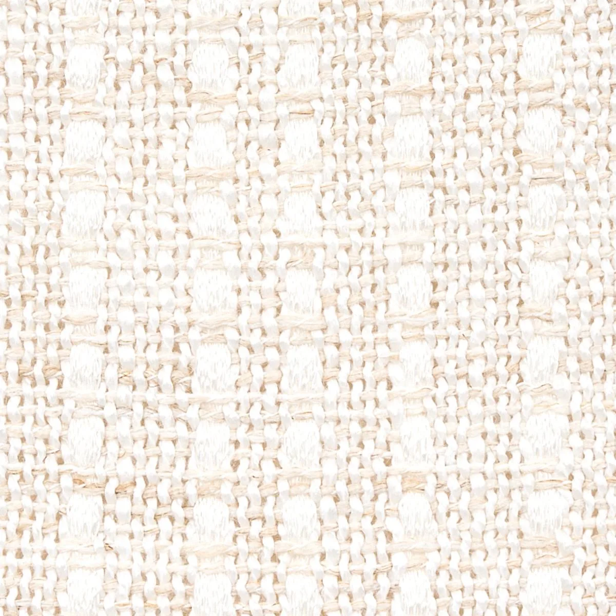 Schumacher 79800 Bohai Stripe Sheer Ivory fabric swatch