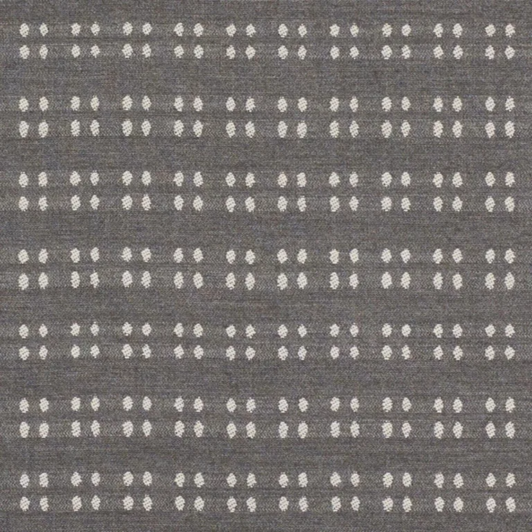 Schumacher 76340 Bolsa Indoor/Outdoor Charcoal fabric swatch