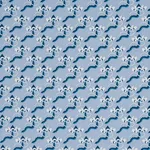 Schumacher 182611 Bombay Rainbow Bleu fabric swatch