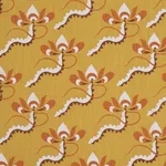 Schumacher 182612 Bombay Rainbow Mimosa fabric swatch