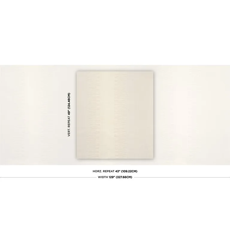 Schumacher 85130 Bonneville Sheer Ivory fabric swatch