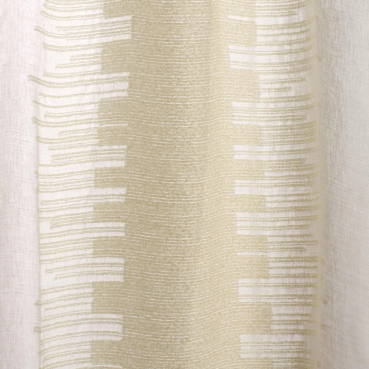 Schumacher 85130 Bonneville Sheer Ivory fabric swatch