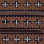 Schumacher 87010 Born For Water Terracotta fabric swatch
