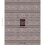 Schumacher 87010 Born For Water Terracotta fabric swatch