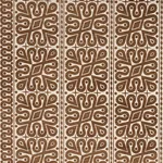 Schumacher 181470 Borneo Silk Brown fabric swatch