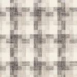 Schumacher 73741 Boro Plaid Charcoal fabric swatch