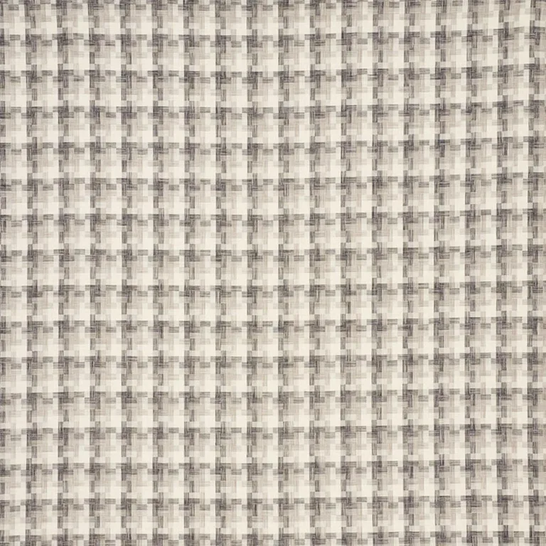 Schumacher 73741 Boro Plaid Charcoal fabric swatch