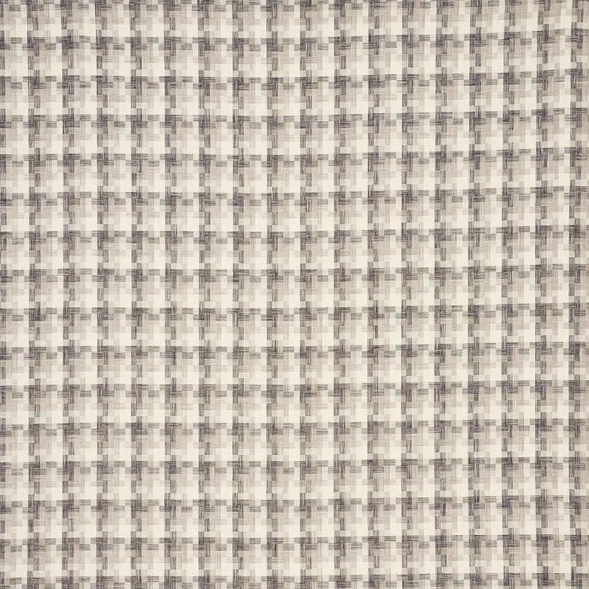 Schumacher 73741 Boro Plaid Charcoal fabric swatch