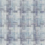 Schumacher 73740 Boro Plaid Indigo fabric swatch