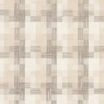 Schumacher 73742 Boro Plaid Natural fabric swatch