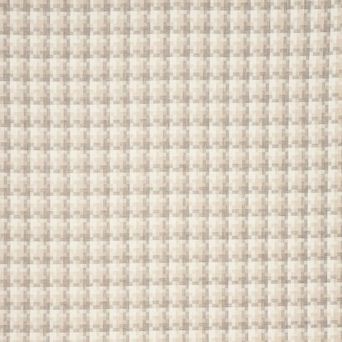 Schumacher 73742 Boro Plaid Natural fabric swatch