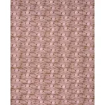 Schumacher 182742 Bosphorus Hand Block Brown & Pink fabric swatch