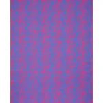 Schumacher 182741 Bosphorus Hand Block Fuchsia & Blue fabric swatch