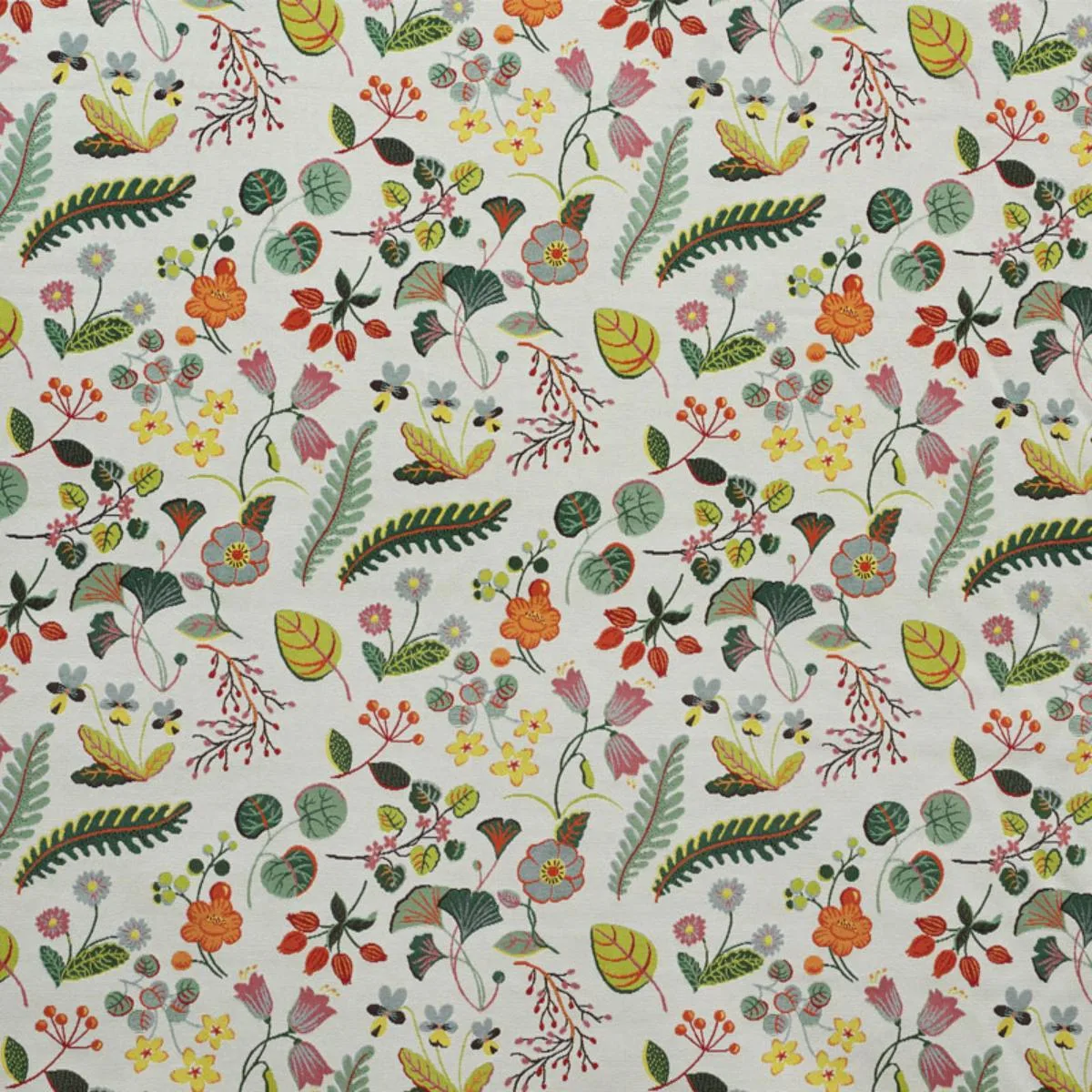 Schumacher 75940 Botanica Indoor/Outdoor Multi fabric swatch