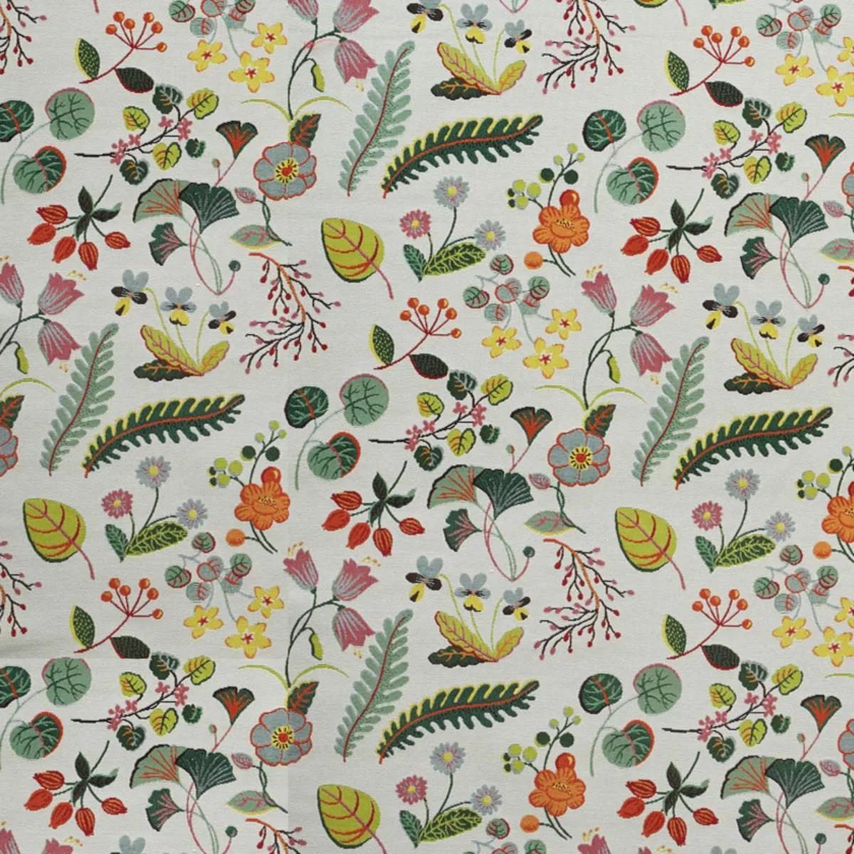 Schumacher 75940 Botanica Indoor/Outdoor Multi fabric swatch