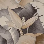 Schumacher 73890 Botanico Bronze fabric swatch