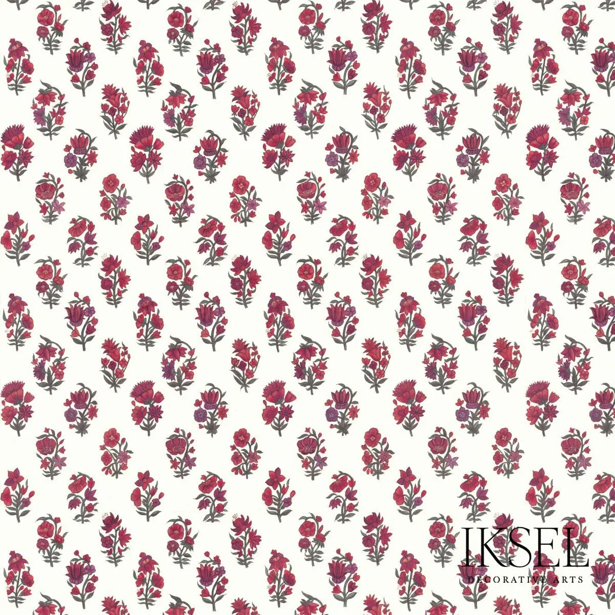 Schumacher RF302CS01 Boteh Original fabric swatch
