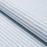 Schumacher 84260 Bouclé Stripe Indoor/Outdoor Chambray fabric swatch