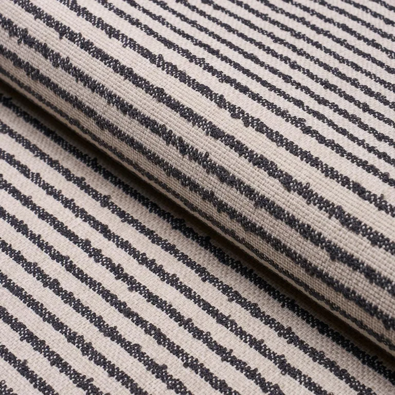 Schumacher 84262 Bouclé Stripe Indoor/Outdoor Jute fabric swatch
