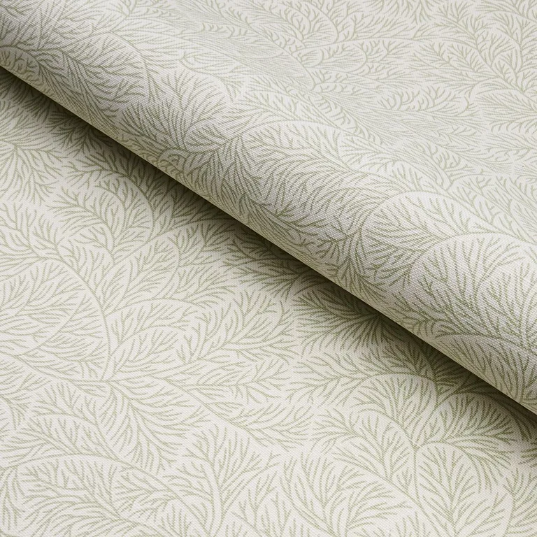 Schumacher 180701 Bougainvillea Leaf Green fabric swatch