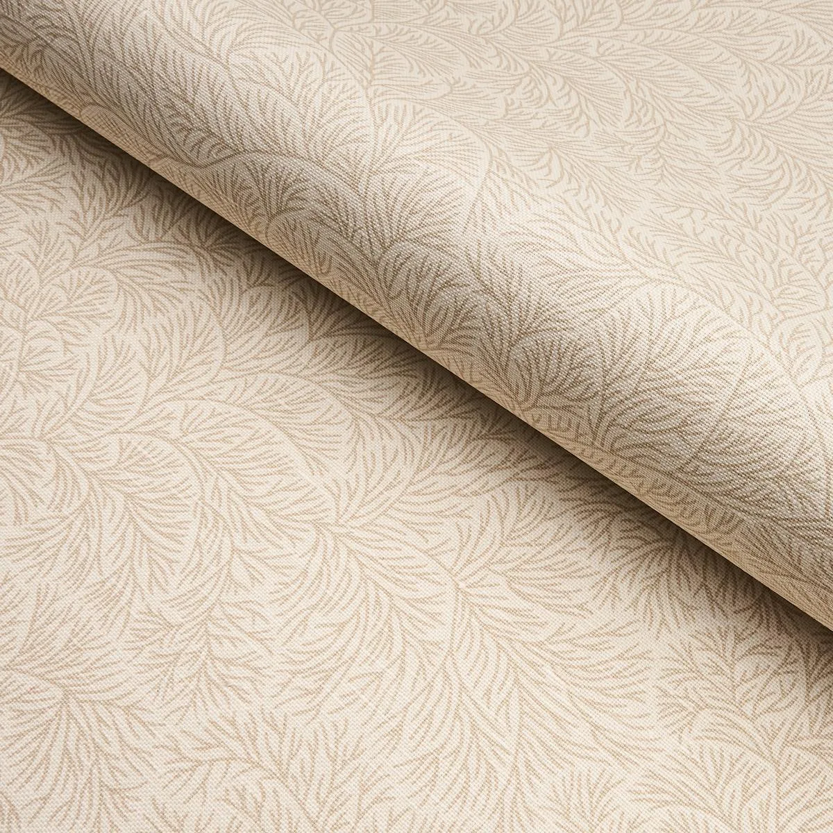 Schumacher 180702 Bougainvillea Neutral fabric swatch