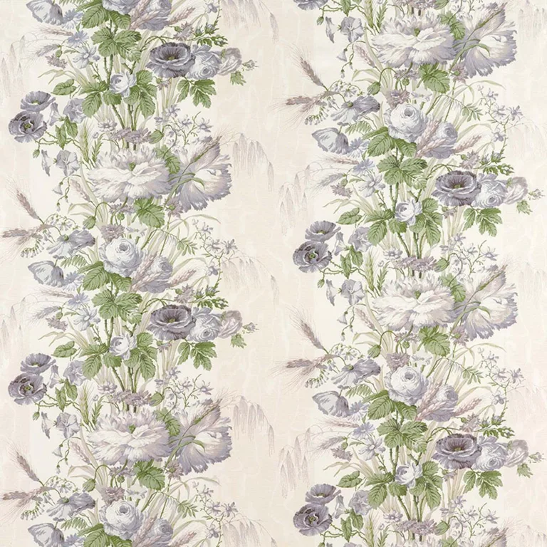 Schumacher 175791 Boughton House Gris fabric swatch