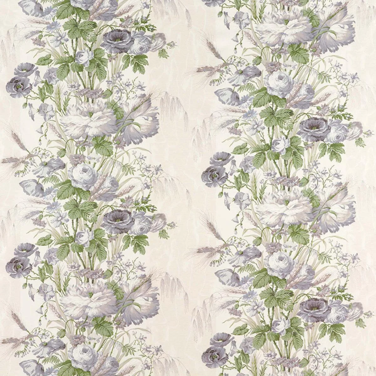 Schumacher 175791 Boughton House Gris fabric swatch