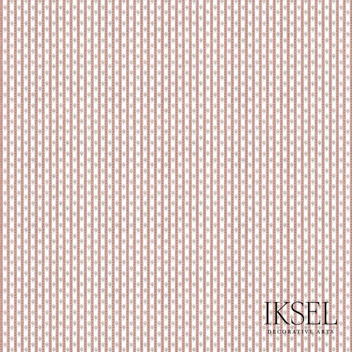 Schumacher RF301CS01 Bouquet Stripe Original fabric swatch