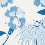 Schumacher 177852 Bouquet Toss Afternoon Blue fabric swatch