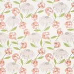 Schumacher 177850 Bouquet Toss Fawn fabric swatch