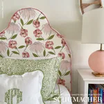 Schumacher 177850 Bouquet Toss Fawn fabric swatch