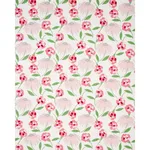 Schumacher 177853 Bouquet Toss Pepper Berry fabric swatch