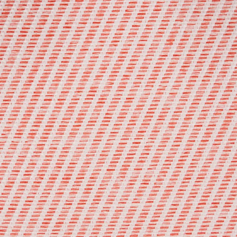 Schumacher 80861 Bowery Indoor/Outdoor Coral fabric swatch