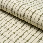 Schumacher 84682 Boyd Check Moss fabric swatch