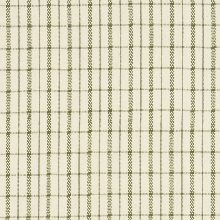 Schumacher 84682 Boyd Check Moss fabric swatch