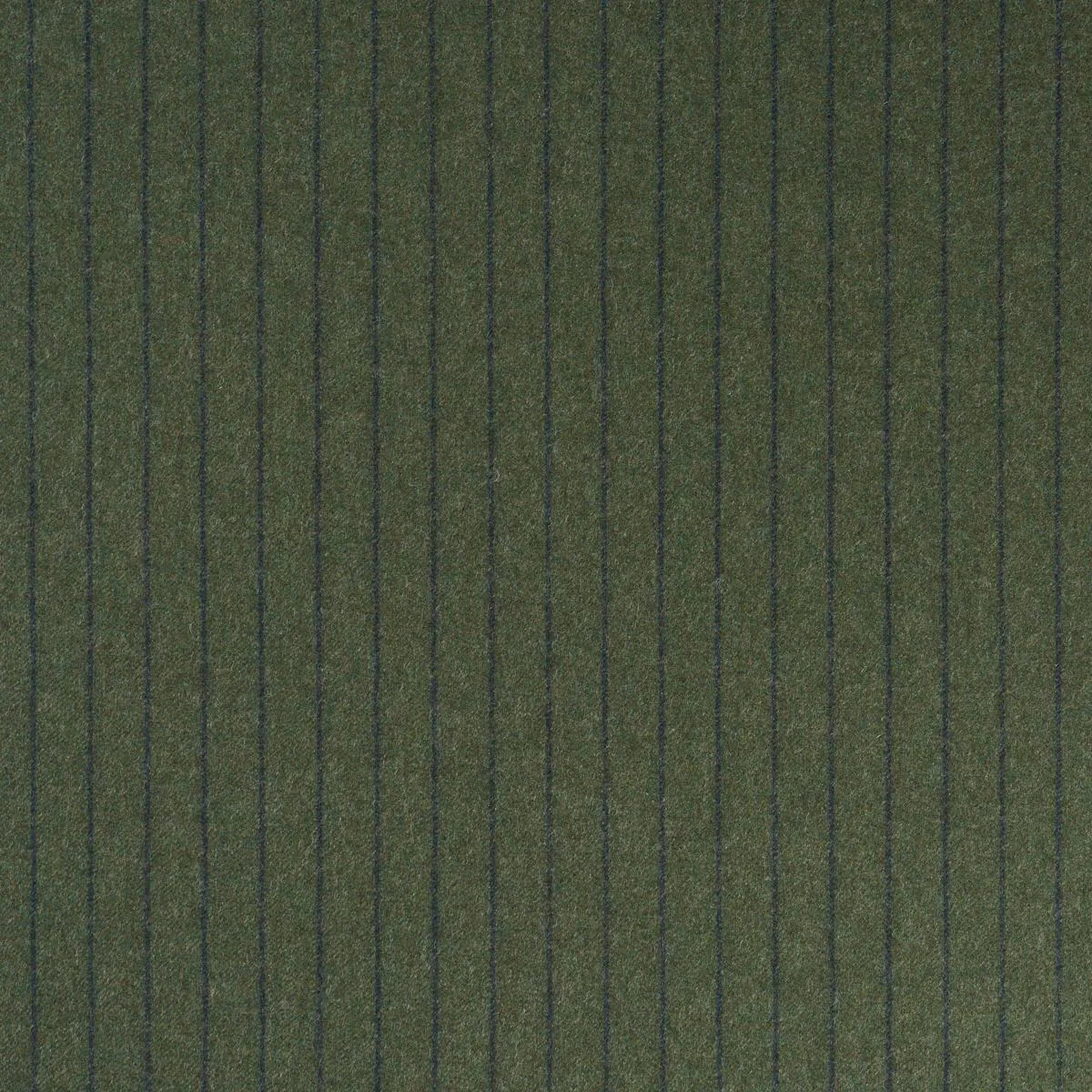 Schumacher 85281 Boyd Wool Pinstripe Green fabric swatch