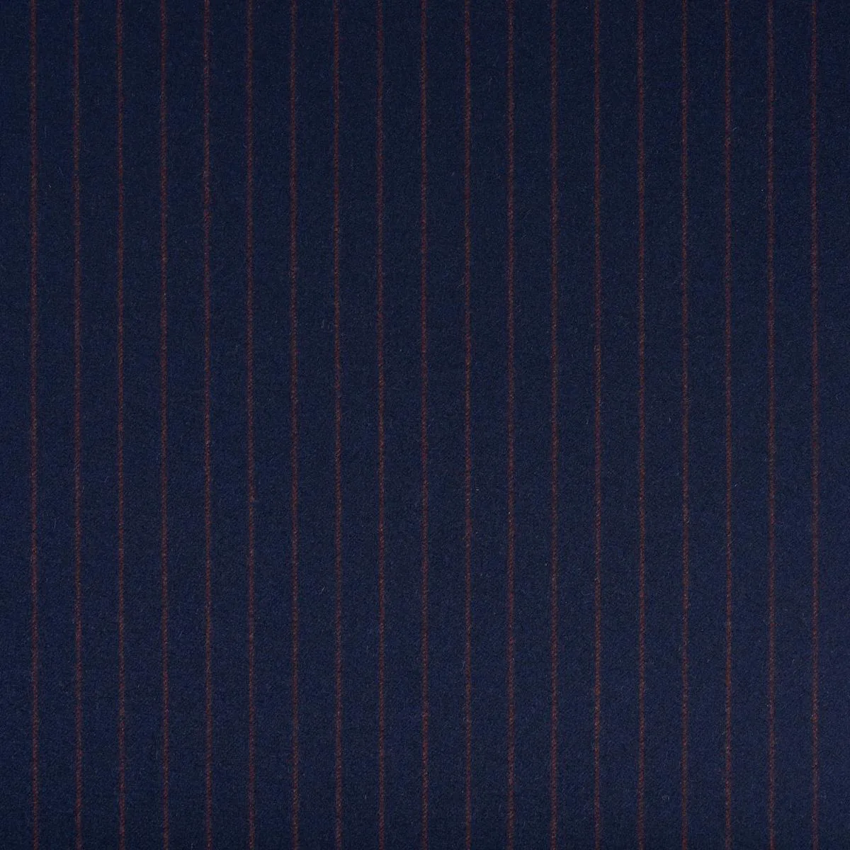 Schumacher 85280 Boyd Wool Pinstripe Navy fabric swatch