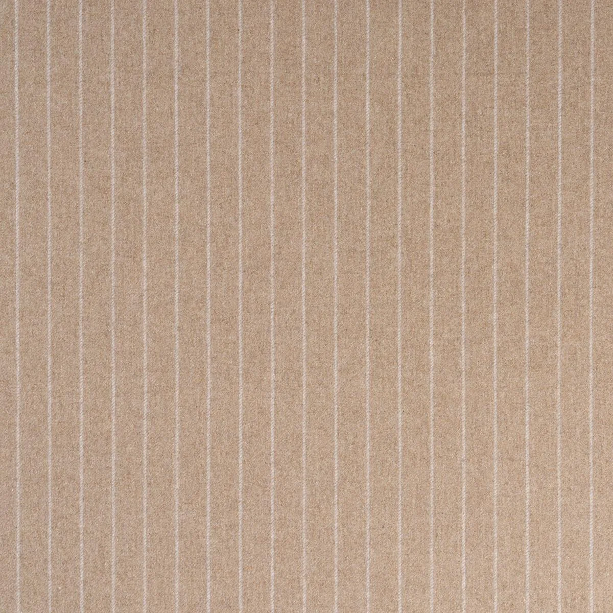 Schumacher 85282 Boyd Wool Pinstripe Oat fabric swatch