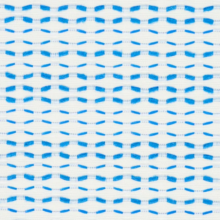 Schumacher 78540 Branford Indoor/Outdoor Blue fabric swatch