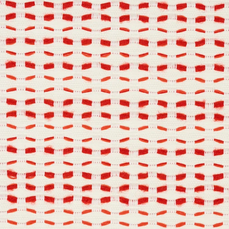 Schumacher 78541 Branford Indoor/Outdoor Red fabric swatch