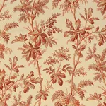 Schumacher 174112 Brantwood Vine Currant fabric swatch