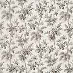 Schumacher 174115 Brantwood Vine Graphite fabric swatch