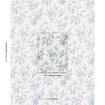 Schumacher 174113 Brantwood Vine Porcelain fabric swatch
