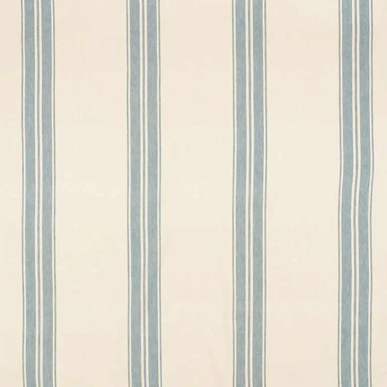 Schumacher 70871 Brentwood Stripe China Blue fabric swatch