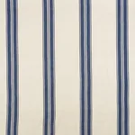 Schumacher 70872 Brentwood Stripe Cobalt fabric swatch