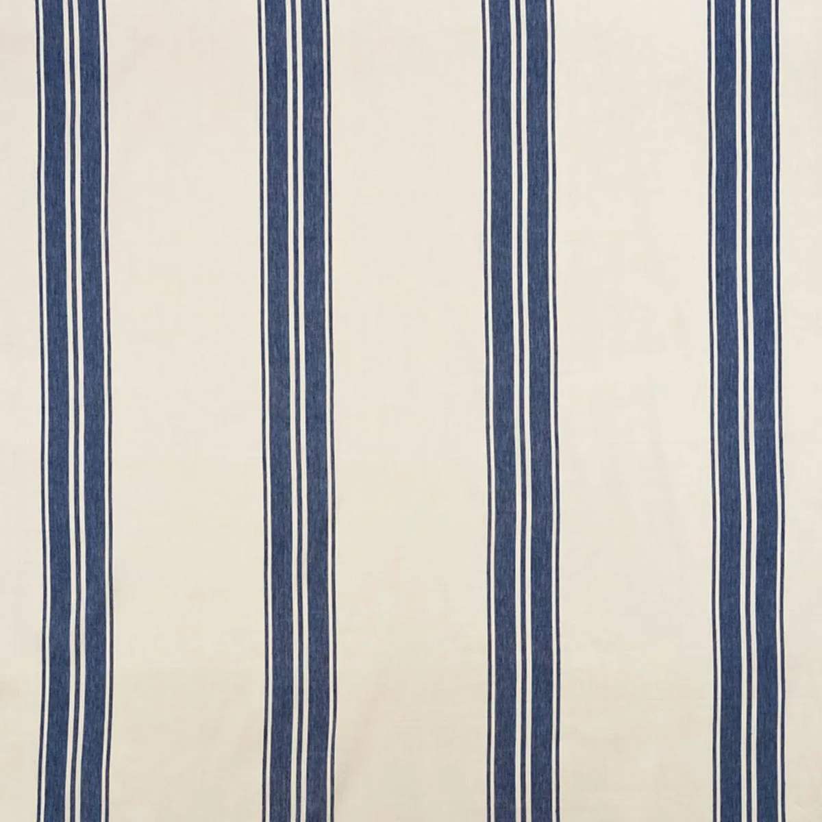 Schumacher 70872 Brentwood Stripe Cobalt fabric swatch