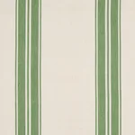 Schumacher 70873 Brentwood Stripe Leaf Green fabric swatch