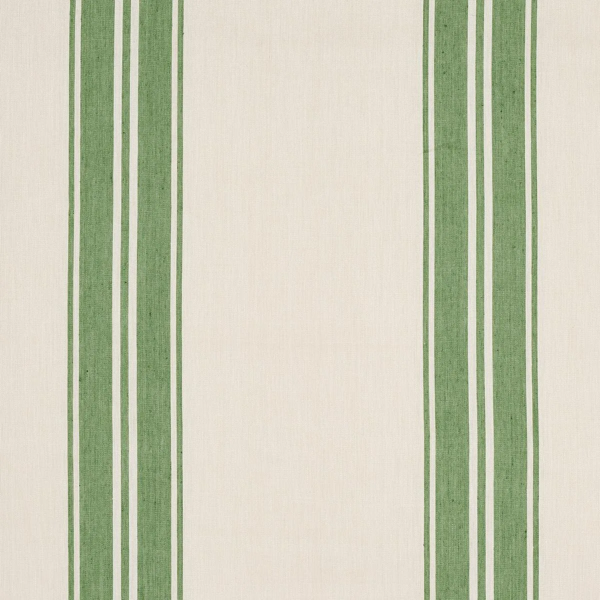 Schumacher 70873 Brentwood Stripe Leaf Green fabric swatch